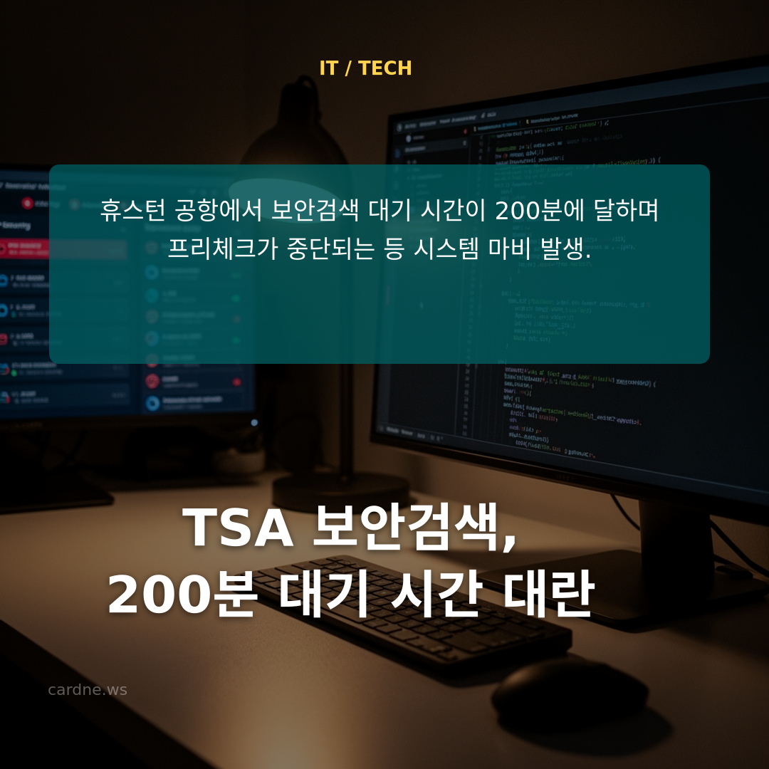 TSA 보안검색, 200분 대기 시간 대란